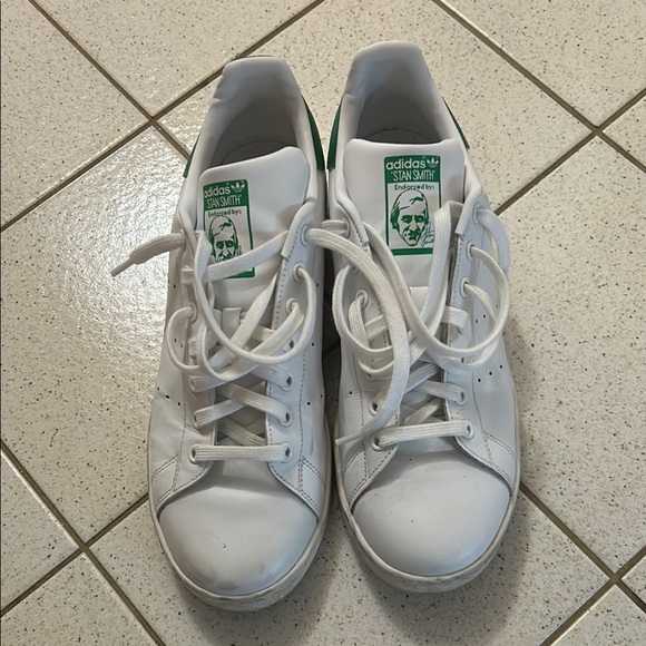 Adidas Stan Smith White Sneakers - Picture 1 of 5